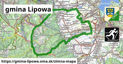 ikona Zimná mapa zimna-mapa v gmina-lipowa