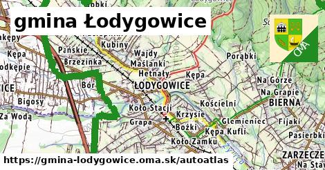 ikona Mapa autoatlas v gmina-lodygowice