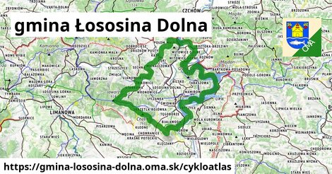 ikona Cyklo cykloatlas v gmina-lososina-dolna