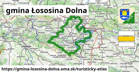 ikona Turistická mapa turisticky-atlas v gmina-lososina-dolna