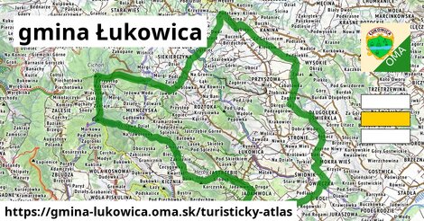 ikona Turistická mapa turisticky-atlas v gmina-lukowica
