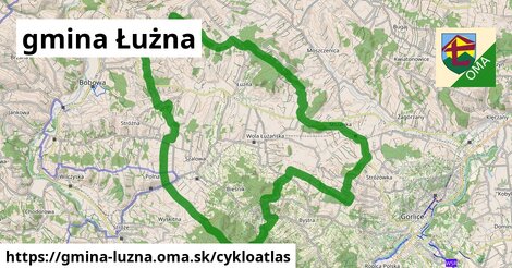 ikona Cyklo cykloatlas v gmina-luzna