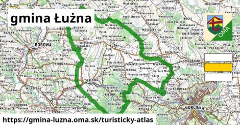 ikona Turistická mapa turisticky-atlas v gmina-luzna