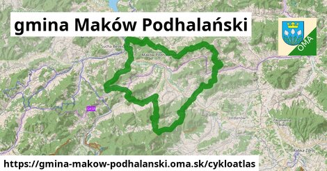 ikona Cyklo cykloatlas v gmina-makow-podhalanski
