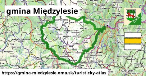 ikona Turistická mapa turisticky-atlas v gmina-miedzylesie