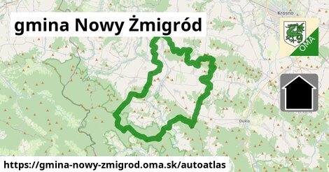 ikona Mapa autoatlas v gmina-nowy-zmigrod