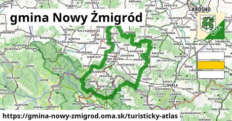 ikona Turistická mapa turisticky-atlas v gmina-nowy-zmigrod