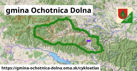 ikona Cyklo cykloatlas v gmina-ochotnica-dolna