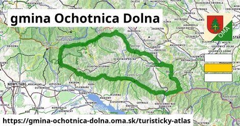 ikona Turistická mapa turisticky-atlas v gmina-ochotnica-dolna