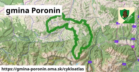 ikona Cyklo cykloatlas v gmina-poronin