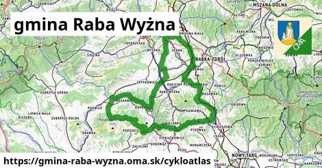 ikona Cyklo cykloatlas v gmina-raba-wyzna