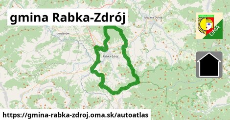 ikona Mapa autoatlas v gmina-rabka-zdroj