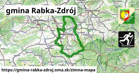 ikona Zimná mapa zimna-mapa v gmina-rabka-zdroj