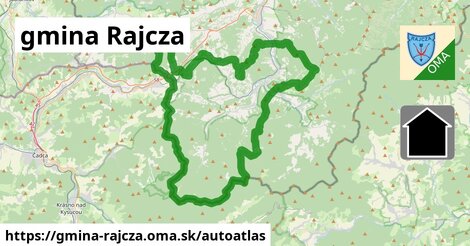 ikona Mapa autoatlas v gmina-rajcza