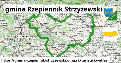 ikona Turistická mapa turisticky-atlas v gmina-rzepiennik-strzyzewski