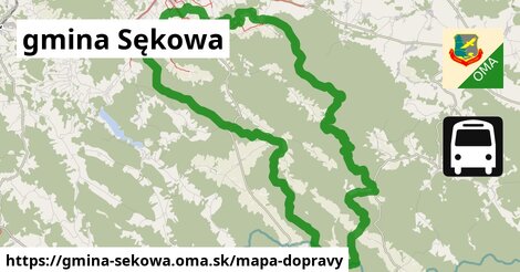 ikona Mapa dopravy mapa-dopravy v gmina-sekowa