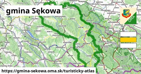 ikona Turistická mapa turisticky-atlas v gmina-sekowa