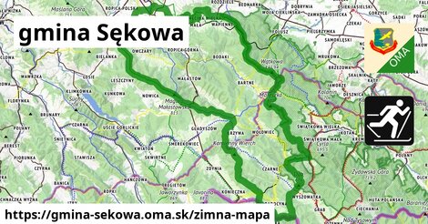 ikona Zimná mapa zimna-mapa v gmina-sekowa