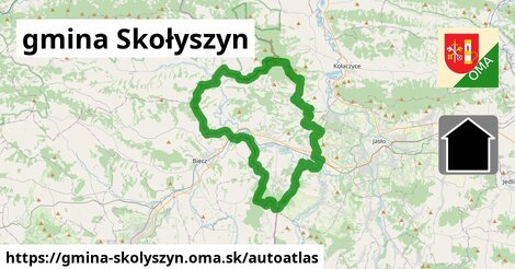 ikona Mapa autoatlas v gmina-skolyszyn