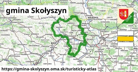 ikona Turistická mapa turisticky-atlas v gmina-skolyszyn