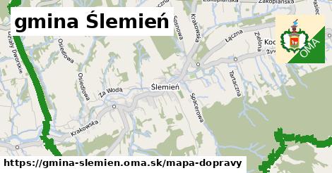 ikona Mapa dopravy mapa-dopravy v gmina-slemien