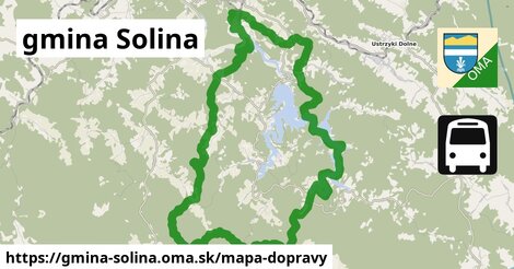 ikona Mapa dopravy mapa-dopravy v gmina-solina