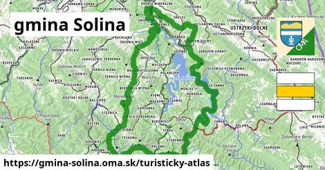 ikona Turistická mapa turisticky-atlas v gmina-solina