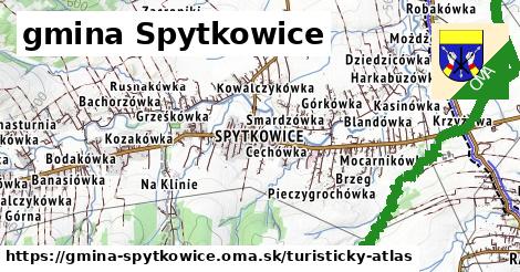 ikona Turistická mapa turisticky-atlas v gmina-spytkowice