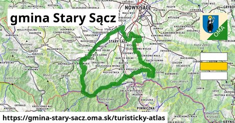ikona Turistická mapa turisticky-atlas v gmina-stary-sacz