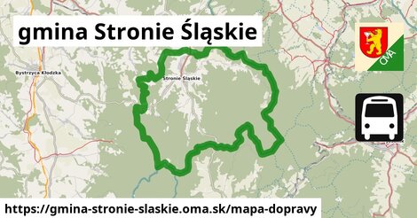 ikona Mapa dopravy mapa-dopravy v gmina-stronie-slaskie