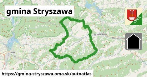 ikona Mapa autoatlas v gmina-stryszawa