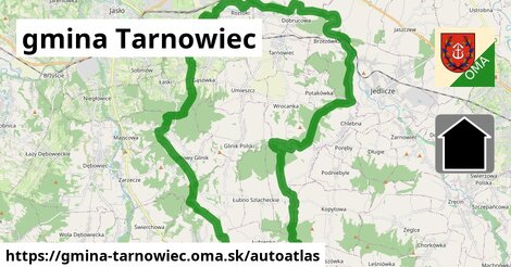 ikona Mapa autoatlas v gmina-tarnowiec