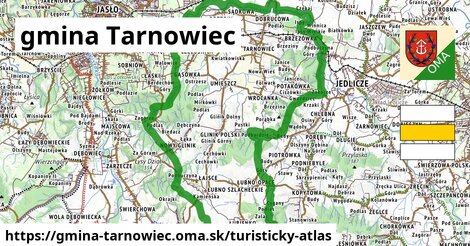 ikona Turistická mapa turisticky-atlas v gmina-tarnowiec