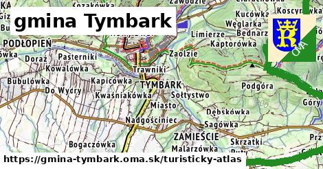 ikona Turistická mapa turisticky-atlas v gmina-tymbark