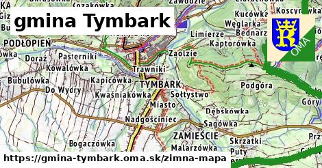 ikona Zimná mapa zimna-mapa v gmina-tymbark