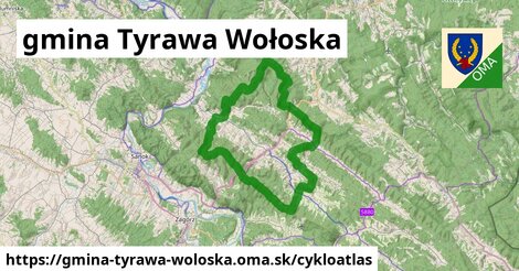 ikona Cyklo cykloatlas v gmina-tyrawa-woloska