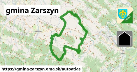 ikona Mapa autoatlas v gmina-zarszyn