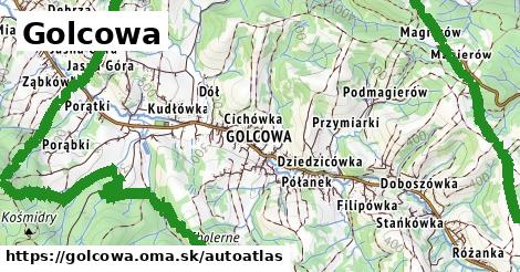 ikona Mapa autoatlas v golcowa