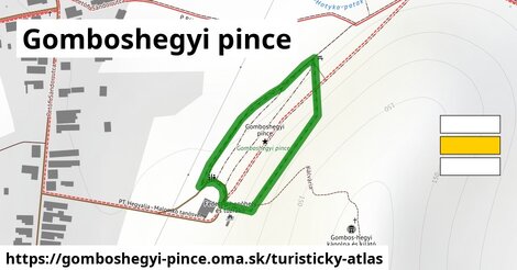 ikona Gomboshegyi pince: 216 m trás turisticky-atlas v gomboshegyi-pince