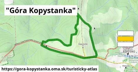 ikona Turistická mapa turisticky-atlas v gora-kopystanka