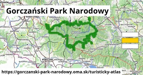ikona Turistická mapa turisticky-atlas v gorczanski-park-narodowy