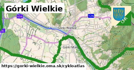 ikona Górki Wielkie: 30 km trás cykloatlas v gorki-wielkie