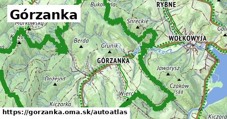 ikona Mapa autoatlas v gorzanka