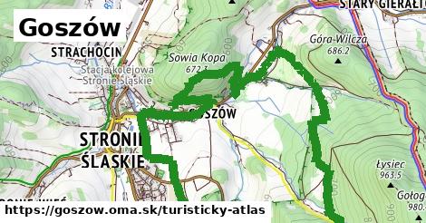 ikona Turistická mapa turisticky-atlas v goszow