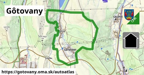 ikona Mapa autoatlas v gotovany