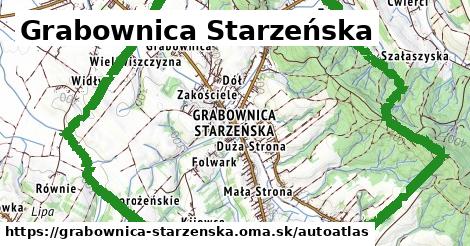 ikona Mapa autoatlas v grabownica-starzenska