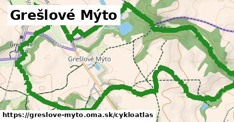 ikona Cyklo cykloatlas v greslove-myto