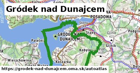 ikona Mapa autoatlas v grodek-nad-dunajcem