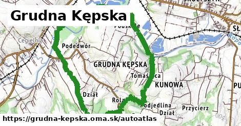 ikona Mapa autoatlas v grudna-kepska