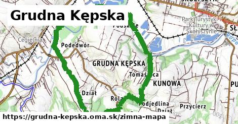 ikona Zimná mapa zimna-mapa v grudna-kepska